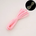 Pink 4mm 7-strand luminous paracord bundle for DIY jewelry and glowing handmade crafts - 4mm 2m / Pink