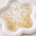 Piedras de cristal amarillo natural irregular para fabricación de joyas DIY y adorno - Citrino / 3-5 mm (Agujero aprox. 0,5 mm, aprox. 300 unidades/tira)