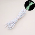 Luminous white 4mm 7-strand paracord with pink and blue spiral glow-in-the-dark weave - 4mm 2m / Blue Pink White