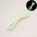 Luminous 4mm 7-strand nylon paracord in pale green for DIY weaving and outdoor use - 4mm 2m / Green and White
