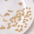 Ciondoli a goccia in acciaio inossidabile dorato per creazione di gioielli e collane - Goccia d'acqua / 5x8mm (5 Pezzi/Confezione) / Oro