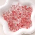 Rosafarbene, unregelmäßige Kristallquarz-Chips für handgefertigte DIY-Schmuckarmbänder - Wassermelonenrot (3-5mm) / 20er Set