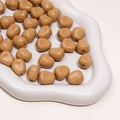 Perline irregolari in acrilico kaki per gioielli fai-da-te e accessori per collane - 12x15mm (5 pezzi/confezione) / Marrone