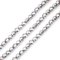 Polished silver hematite faceted round beads for DIY bracelet and jewelry making - 2mm (Approx. 180 Pcs/Pack) / Silver