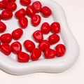 Perline in acrilico rosso a forma di semi di melograno per gioielli fai da te - Rosso