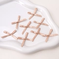Kleine champagnerfarbene Satin-Schleifen für DIY Haarschmuck und Geschenkverpackung - Khaki