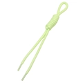 Pendentif en paracorde tressée vert fluo avec nœud romain et boucle de suspension solide - Une couleur / 1 Pièce / Vert clair