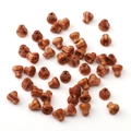 Gepolijste rode en gele sandelhout kralen met natuurlijke nerf voor DIY sieraden - Geschikt voor 6-8mm Kralen (Verpakking van 2) / Imperial Wood