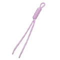 Accessoire porte-clés en paracorde tressée violette avec boucles et embouts - Arc-en-ciel / 1 Pièce / Violet Clair