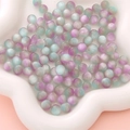 8mm blue and purple gradient cat-eye resin beads for DIY bracelet jewelry making - Green Purple