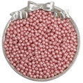 Pale pink 4mm glass pearl beads with a lustrous finish for DIY handmade jewelry crafting - 4mm Aperture Approx 1mm 10g/Pack Approx 100 Beads / Pink