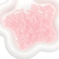 Lebendige 4mm pinkfarbene transparente Glasperlen für DIY-Schmuck in Wolkenform - Hellrosa