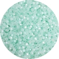 Faceted mint green glass beads with AB iridescent coating for DIY jewelry making - 450g/Pack (4mm, Hole 1mm) / Light Green