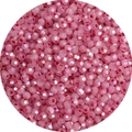 Perline in vetro sfaccettato da 4mm in rosa con finitura AB per creazione gioielli - 450g/Confezione (4mm, Foro 1mm) / Rosso