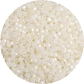 Perline di vetro sfaccettate da 4mm bianco crema con finitura AB per gioielli fai-da-te - 450g/Confezione (4mm, Foro 1mm) / Beige