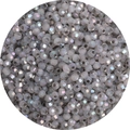Perline di vetro lavanda sfaccettate da 4mm con rivestimento AB per gioielli fai-da-te - 450g/Confezione (4mm, Foro 1mm) / Grigio