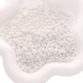 Witte ondoorzichtige 5x5mm glazen druppel kralen voor DIY handgemaakte armbanden - 5x5mm Ca. 100 Stuks / Wit