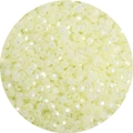 Perline di vetro sfaccettate 4mm crema con finitura AB per creazione di gioielli DIY - 450g/Confezione (4mm, Foro 1mm) / Giallo