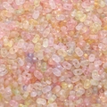 Cuentas de acrílico de cacahuete macarrón 4x6mm con pan de oro para joyas DIY - 4x6mm (10g/Paquete) / Mezcla Colorida (BSD825)