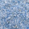 Cuentas de cacahuete de acrílico azul y blanco con motas doradas para joyas DIY - 4x6mm (10g/Paquete) / Azul Cielo Claro (BSD825)