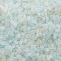 Cuentas de maní azul claro mate con pan de oro para creación de joyas DIY creativa - 4x6mm (10g/Paquete) / Mar Azur (BSD825)