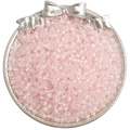 4mm shimmering light pink faceted glass beads for DIY jewelry and bracelet crafting - 10g/Pack (Approx 140 Pcs, 4mm, Hole 1mm) / Pink