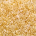 Perline in acrilico a forma di arachide giallo chiaro satinato con dettagli dorati - 4x6mm (10g/Confezione) / Giallo Crema (BSD825)