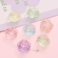 Violette 18mm Harz-Rosenperle für DIY-Schmuckherstellung und Zubehör - 20g/Packung (ca. 24 Stück, 18mm) / Zufällige Mischfarben