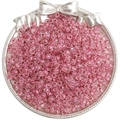 Sparkling 4mm faceted glass beads in light pink for DIY jewelry and bracelet making - 10g/Pack (Approx 140 Pcs, 4mm, Hole 1mm) / Burgundy