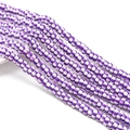 6x3mm purple and white striped polymer clay spacer beads for DIY jewelry making - 39cm/Strand Approx 110pcs 6x3mm Aperture 1mm / Purple
