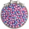 Perle in ABS sfumate pastello 4-10mm per creazione di gioielli e braccialetti fai da te - Rosa Blu Viola