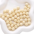 Perles de lotus en résine blanc crème pour la création de bijoux DIY et l'artisanat - Lotus (11mm) / 2 Pièces/Paquet (Trou env. 1,5 mm) / Beige