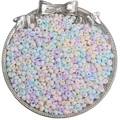 Macaron color 4mm drop-shaped mineral glass beads for DIY jewelry making and crafts - 4mm (0.5mm Hole, 10g/Pack, Approx 110 Pcs) / Macarons
