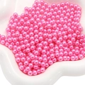 Vibrant bright pink ABS pearls with glossy pearl luster for DIY craft decoration - 3mm (10000 Pieces/Pack) / Hot Pink