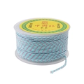 Cordoncino intrecciato in nylon blu e rosa da 2,5 mm per gioielli fai da te su rocchetto - Azzurro