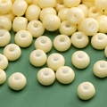 Crèmebeige ronde glazen kralen voor DIY-sieraden maken en handgemaakte knutselprojecten - Beige Ronde Kraal Stijl (Stijl 03)