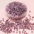 4mm pale purple glass seed beads with AB coating for DIY jewelry making and crafts - 4mm 10g/Pack / Pink