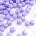 Handgefertigte 2-4mm lila Marmorglasperlen mit weißem Kern für DIY-Schmuckherstellung - Marmormuster Lila