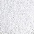 Iridiserende witte glazen kralen voor DIY sieraden met gladde parelmoerglans - 1.6mm / Glanzend Porseleinwit