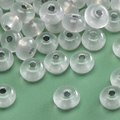Clear transparent glass beads for DIY jewelry making and handmade accessories - Small Bead (#40 Style)