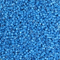 Levendige blauwe ronde glazen kralen voor DIY sieraden maken en kettingen - Azuurblauw