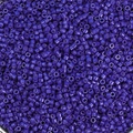 Matte paarse cilindrische glaskralen voor DIY-sieraden en handgemaakte armbanden - Saffierblauw