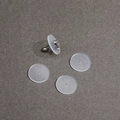 Διαφανείς δίσκοι σιλικόνης για επούλωση piercing και σκουλαρίκια σε χρήση - Πολύ Μεγάλο Μέγεθος (FRB085) / Επαγγελματική Συσκευασία