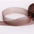 Donkerbruin doorschijnend chiffon lint voor doe-het-zelf handwerk en cadeauverpakkingen - Donker Koffie