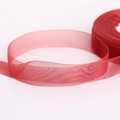 Transparant rood chiffon lint 20-25mm voor DIY-knutselen en haaraccessoires - Bordeauxrood