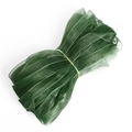 Rouleau de ruban organza vert foncé 1cm pour bricolage et emballage cadeau - 18m/Rouleau / Vert foncé