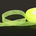 Neon geelgroen doorschijnend chiffon lint op rol voor DIY knutselen en haaraccessoires - Neon Geel