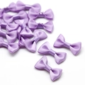 Lot de nœuds en satin lavande pour accessoires cheveux DIY et projets de couture - 25 Pièces/Paquet (3x1.5cm) / Mauve Clair