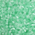 Light green cat-eye glass beads for DIY jewelry making with smooth round finish - Green