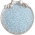 Perles en verre irisées bleu clair 4mm pour bijoux DIY et loisirs créatifs - 4mm (Ouverture Environ 1mm) / 10g/Paquet(env. 160 pièces) / Bleu Glacé(DJ14)